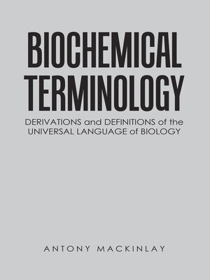 cover image of Biochemical Terminology
